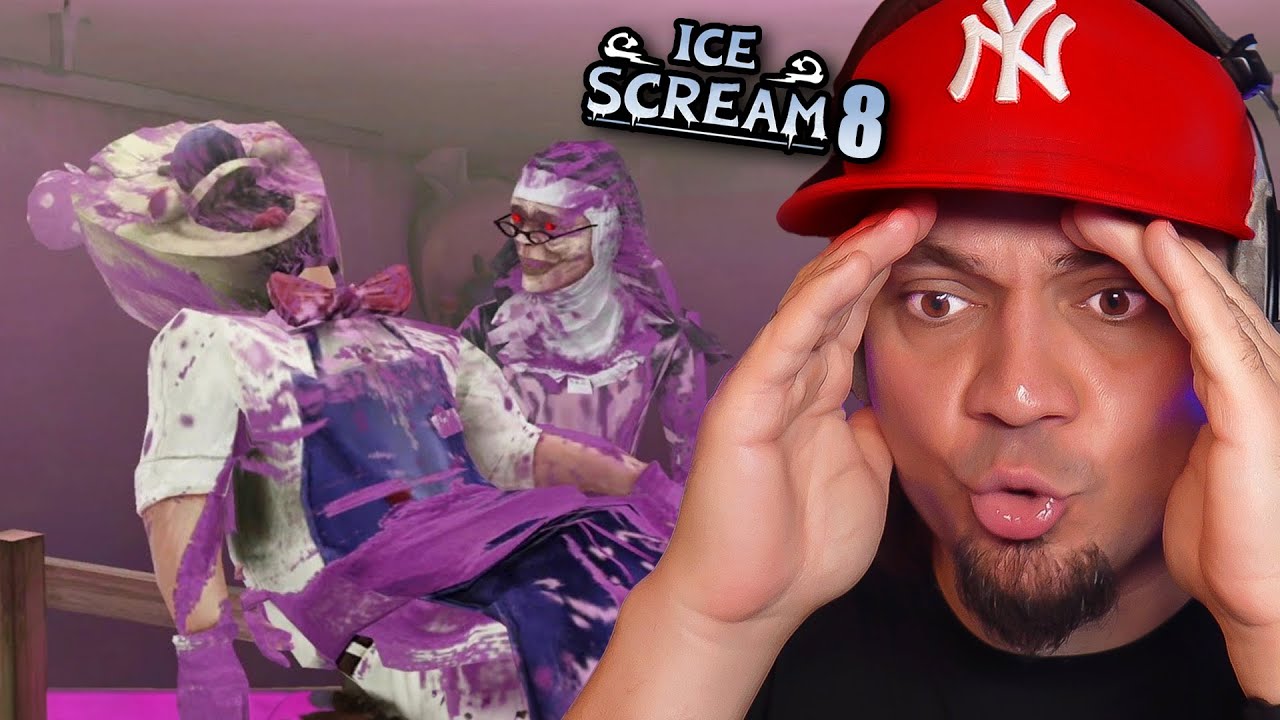 Zabiłem RODZIKA SAMOCHODZIKA oraz EVIL NUN! *smutne, że nie żyją* 🍨 Ice Scream 8 True Ending