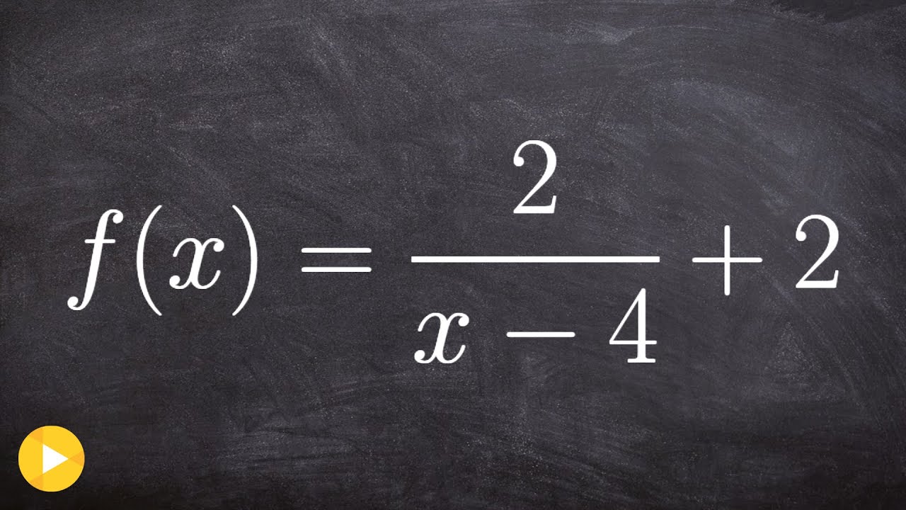 Graphing a reciprocal function with transformations