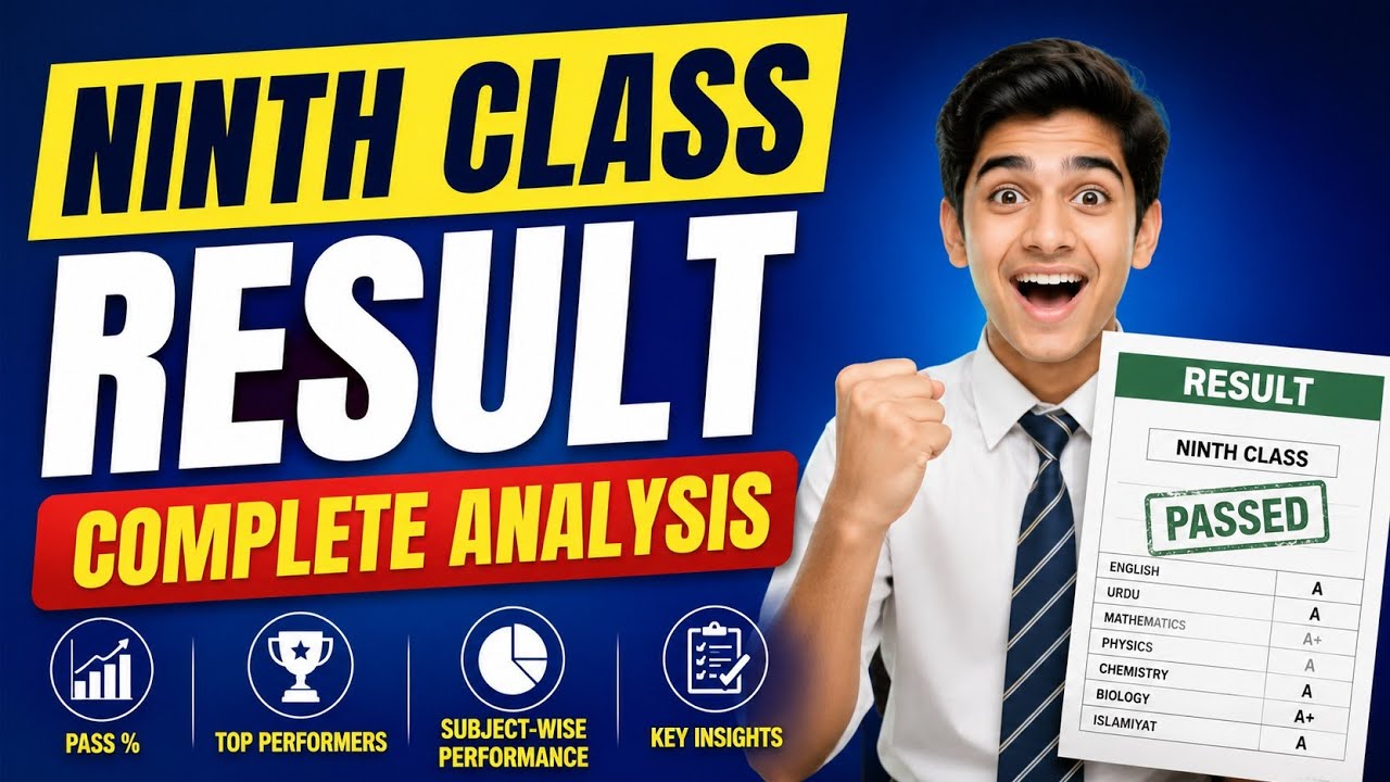 9th Class Result Complete Analysis | Ninth Class Result Updates | 9th Class Supply Exam Schedule 