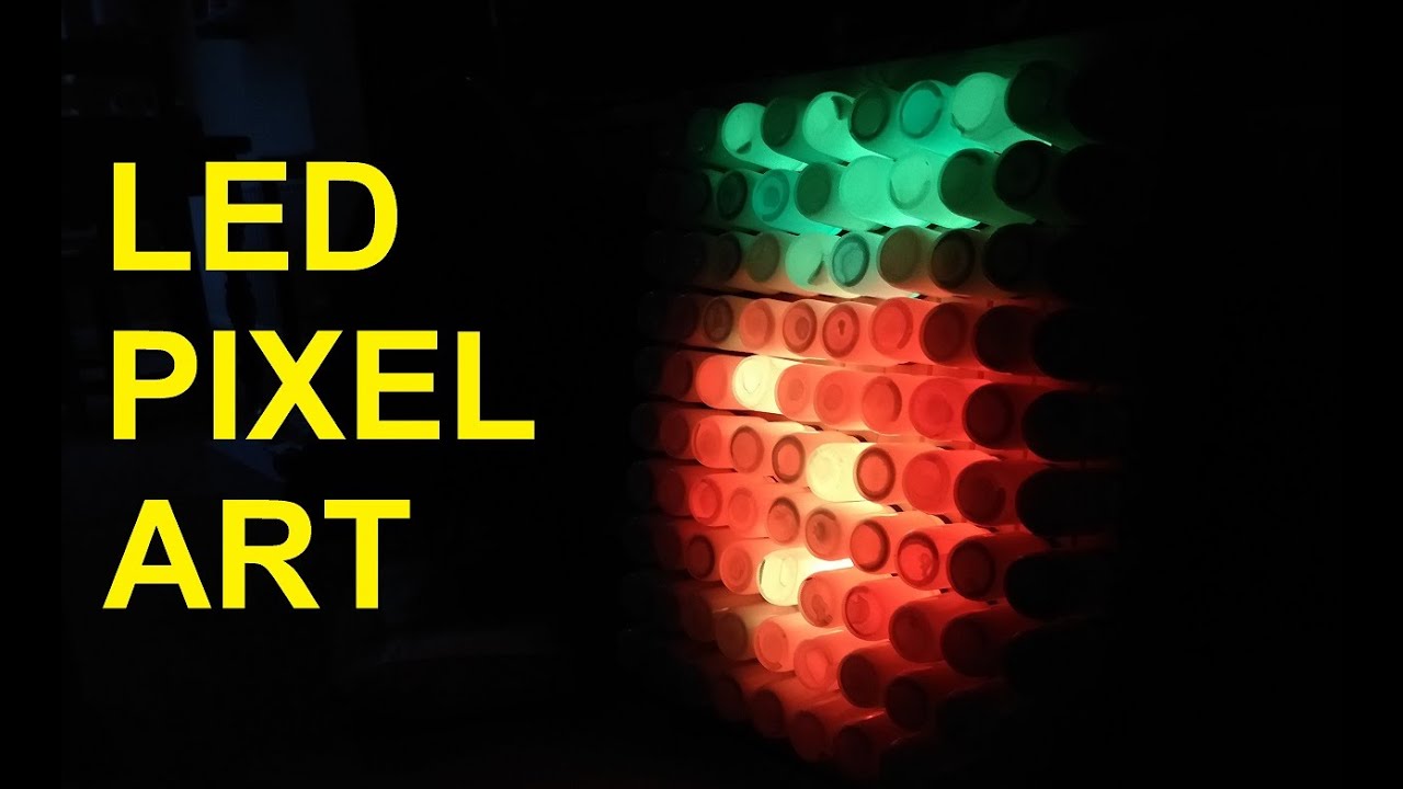 Using LEDs to create Pixel Art