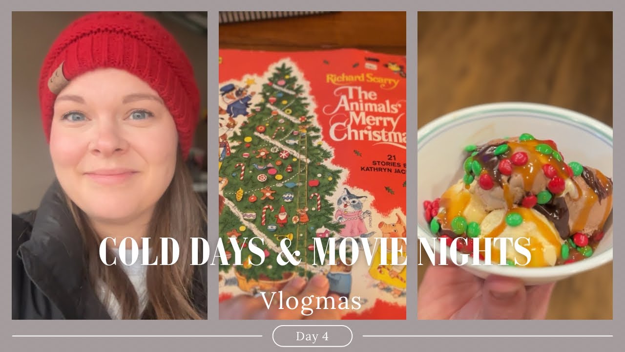 VLOGMAS, День 4 || Холодные дни и рождественский киносеанс