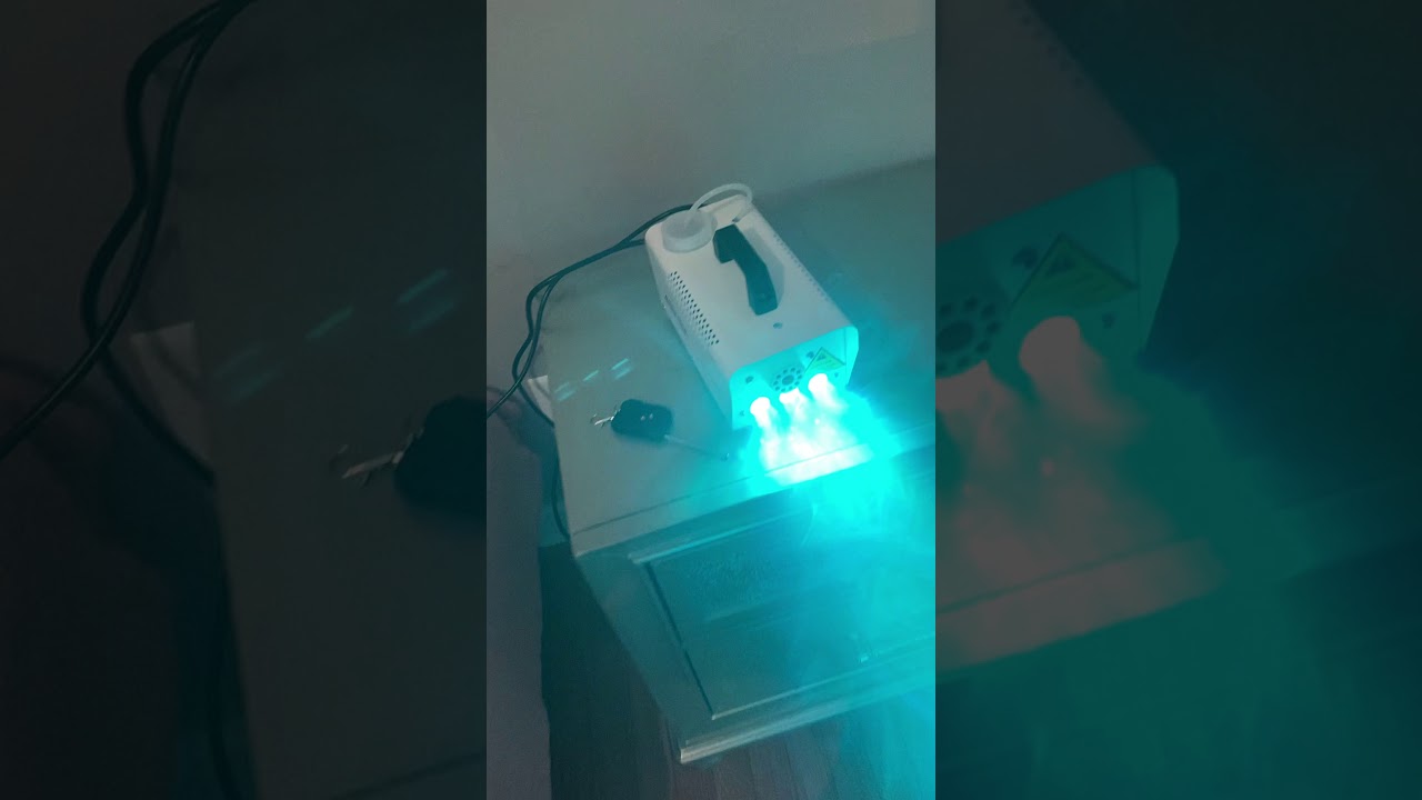AGPtEK LED-500 máquina de niebla  perfecto para Halloween, Navidad, bodas y escenarios, blanco