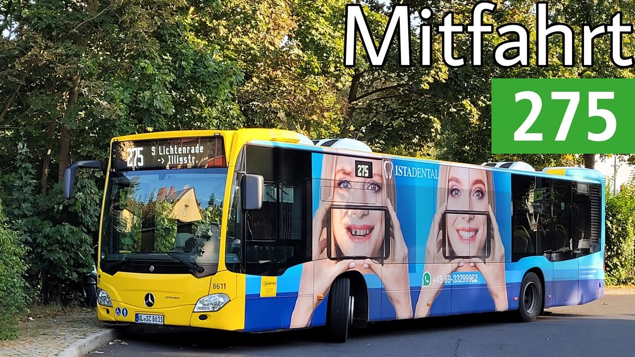 Mitfahrt | Mercedes-Benz Citaro C2 Hybrid | Linie 275 | Kirchhainer Damm/Stadtgrenze ↺