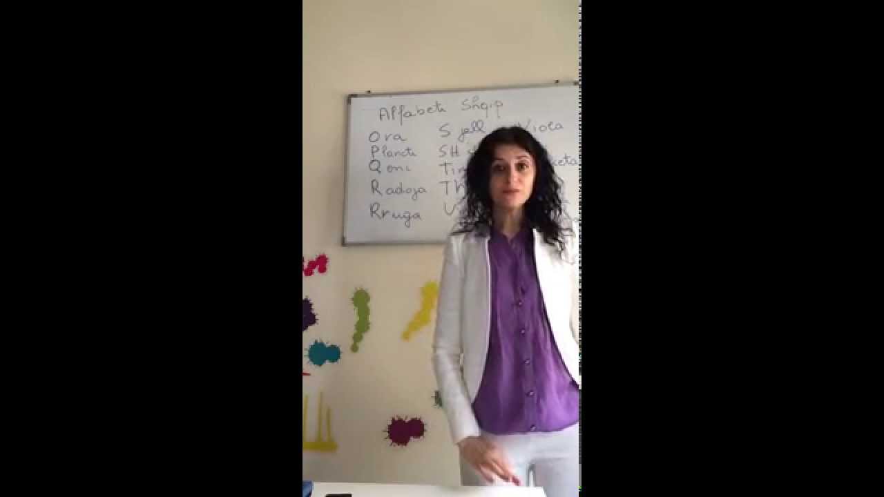 Learn Albanian with Viola. The Albanian Alphabet (part2)