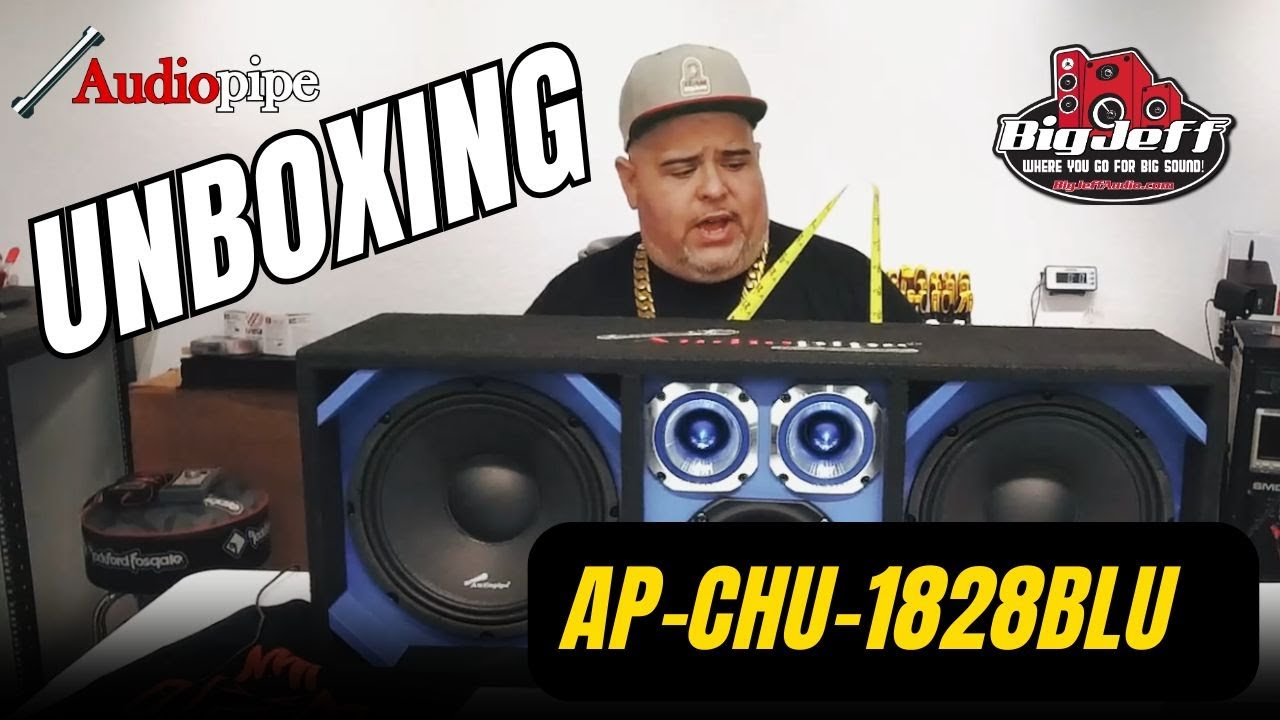 Эта коробка бьёт по-крупному! Распаковка и демонстрация Audiopipe AP-CHU-1028BLU