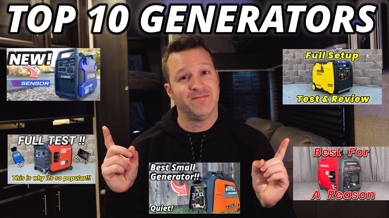 TOP 10 GENERATORS IN 10 MIN!! Reviewed & Tested!