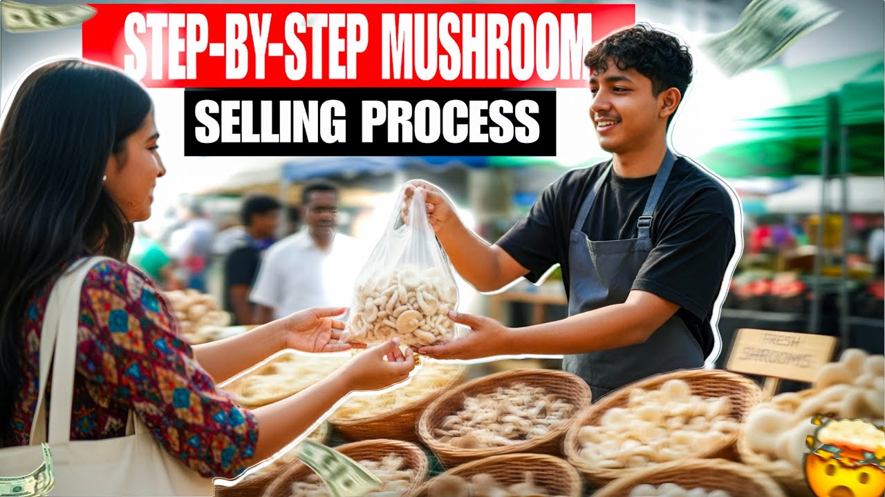Mushroom Farming: From Farm to Mandi - A Journey Through India's Unique Selling Process