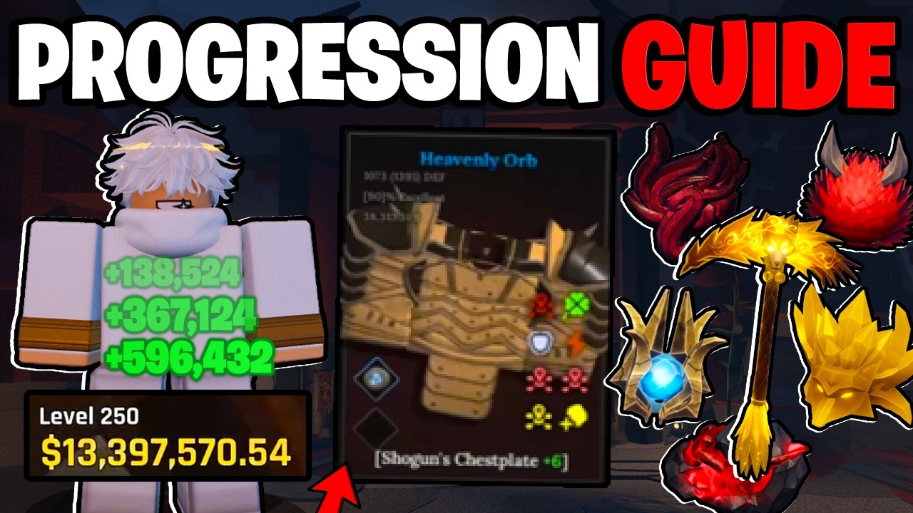 ULTIMATE PROGRESSION GUIDE (Money Methods/Recipes/AFK Spots) For Island 4  In The Forge (Roblox)