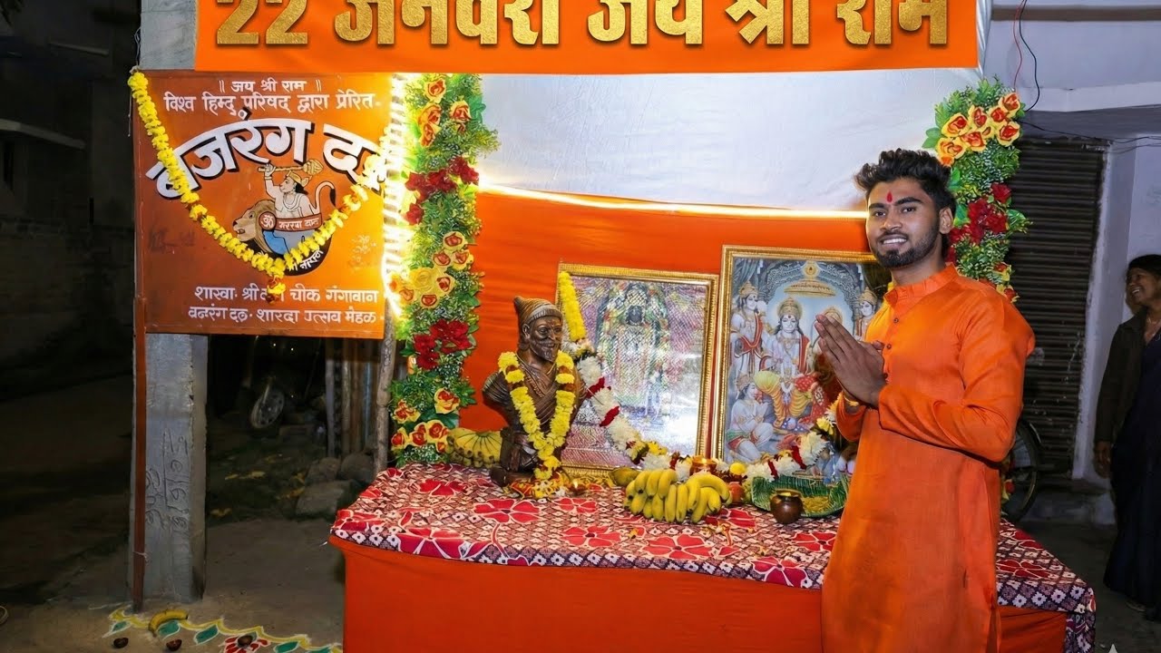 22 जनवरी⛳️ जय श्री राम🚩🙏🏻Ram Mandir🎉✨️#22january2026#nagpur#jayshreeram #rammandir #rammandirayodhya