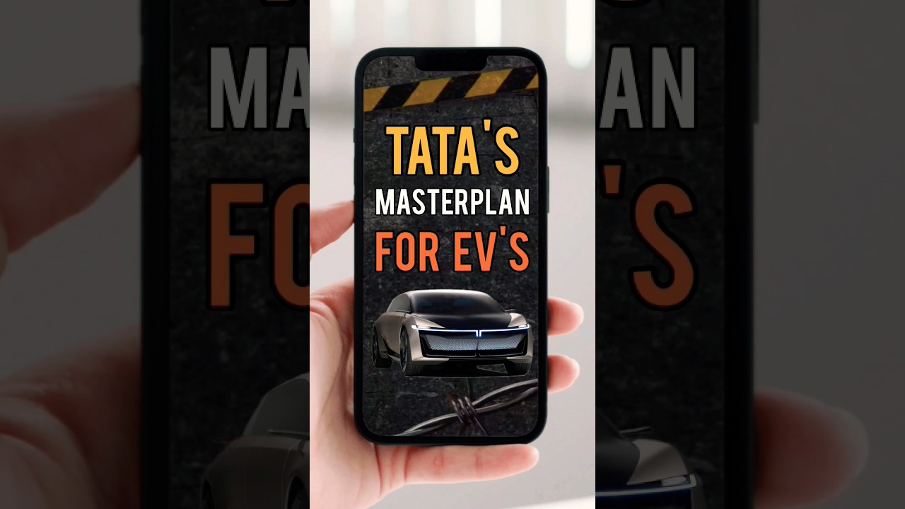 Tata's Master Plan To Conquer The EVs  #tata  #jaguar #landrover #ev #shorts