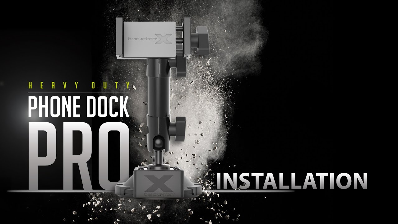 Bracketron X - HD Phone Dock Pro Installation - BX1-579-2