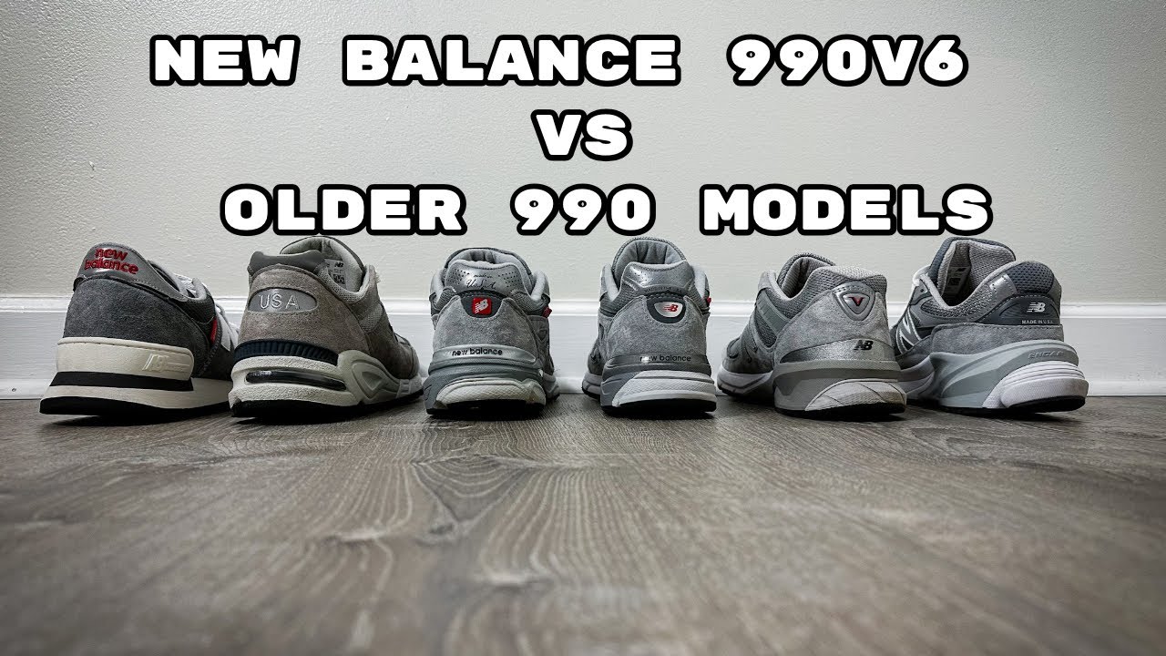 New Balance 990v6 vs. Older 990 Models