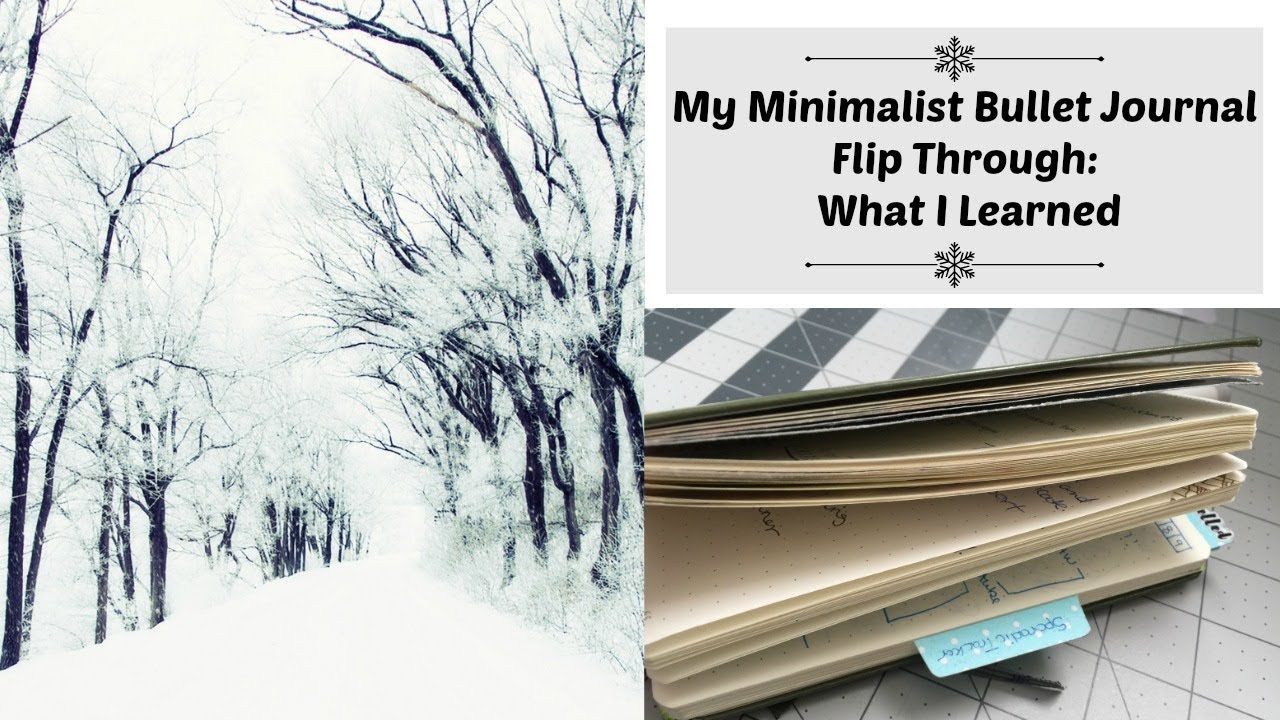 My Minimalist Bullet Journal Flip Through: What I learned 3 Months in an A6