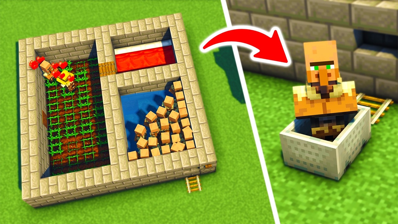 Minecraft Easy Villager Breeder 1.21.9+ | NEW Improved Design!