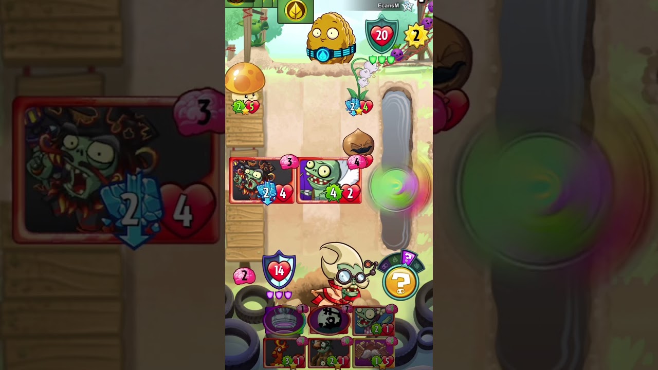 Insane PvZ heroes quick bad moon rising KO brainstorm 