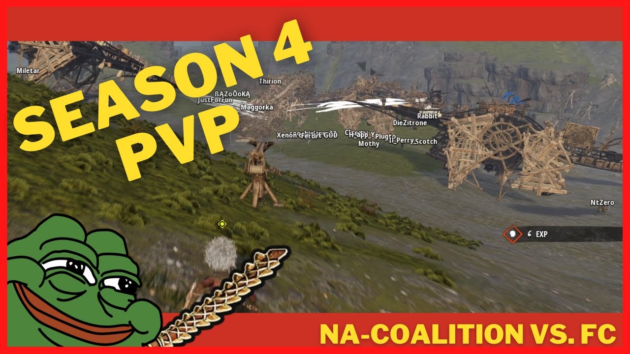 Last Oasis PvP First Lava Proxy Season 4 - FULL CONTROL vs. Monarch + Wolves + Dont Panic