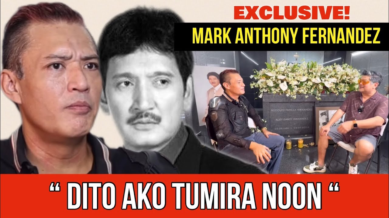 EXCLUSIVE! MARK ANTHONY FERNANDEZ TUMIRA SA LIBINGAN NG AMANG SI RUDY “DABOY” FERNANDEZ