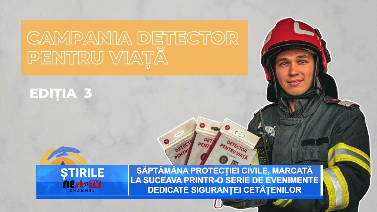 Săptămâna Protecției Civile, marcată printr-o serie de evenimente dedicate siguranței cetățenilor
