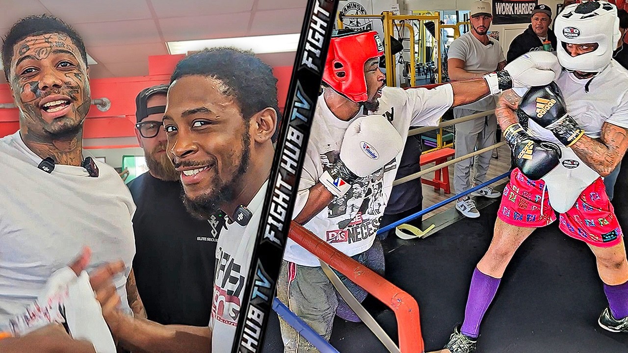 Keyshawn Davis vs Blueface SPARRING livestream Highlights 