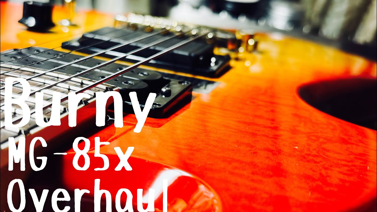 FERNANDES/Burny MG-85X メンテナンス。