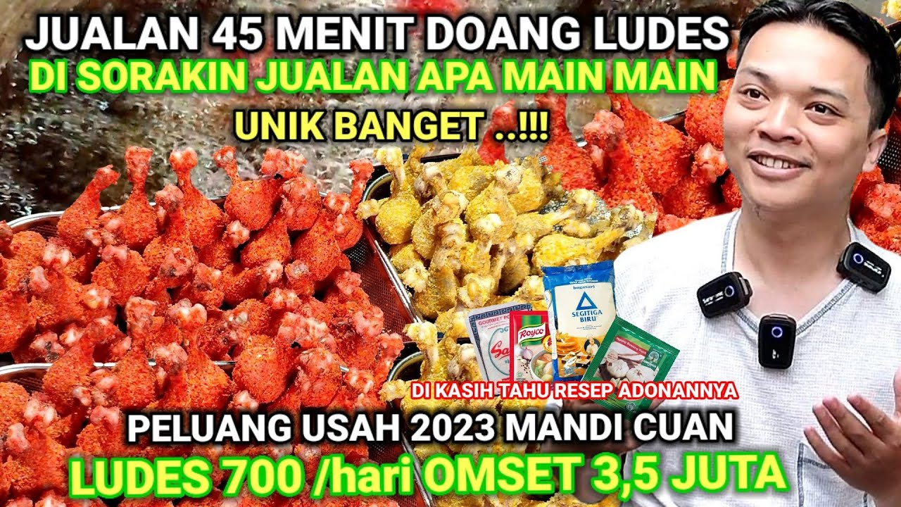 OMSET 3,5 JUTA.!! KELEWAT CERDAS CIPTAKAN KULINER UNIK..AWAL BUKA JUALAN 45 MENIT DOANG | IDE USAHA