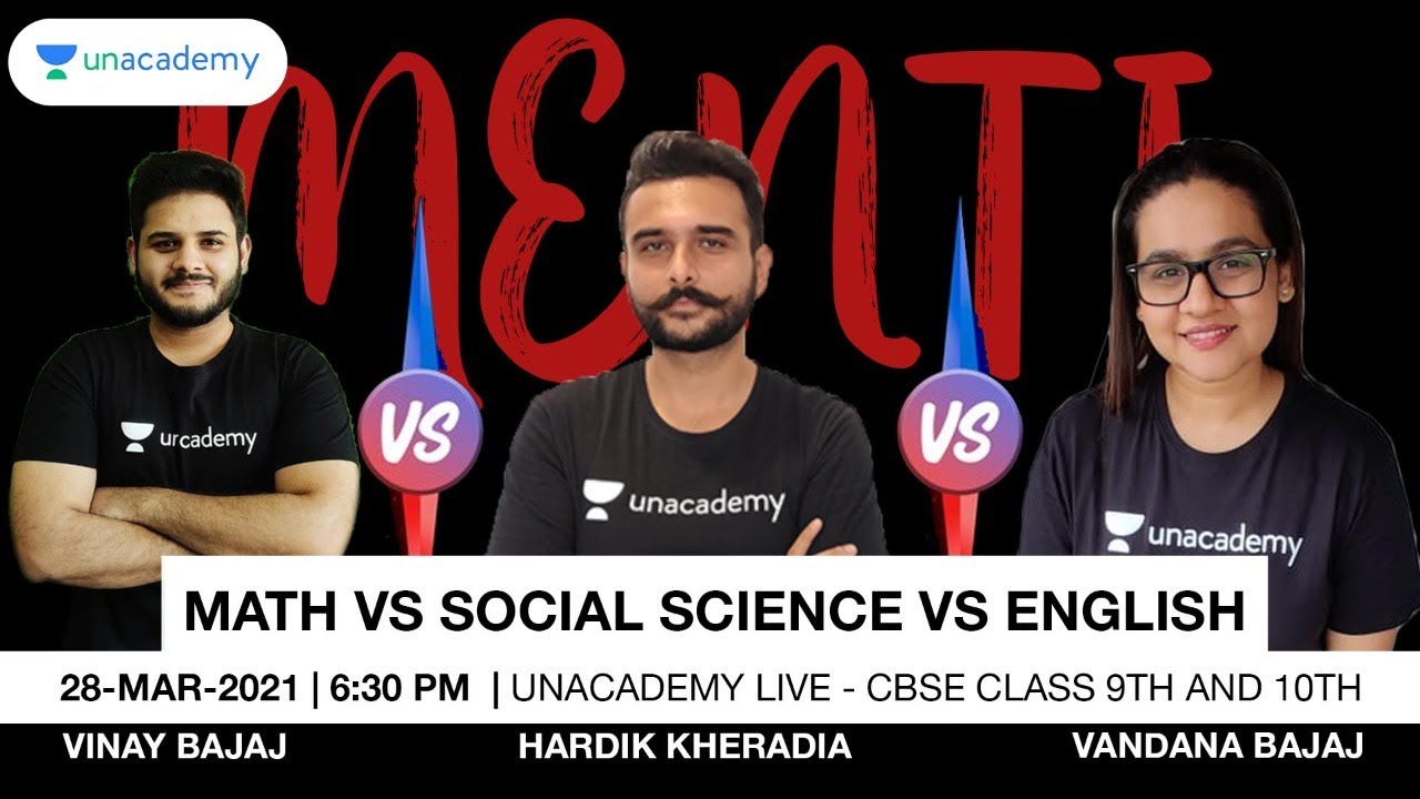 Math VS Social Science VS English | Menti Battleground Quiz | Vinay Sir, Hardik Sir & Vandana Ma'am