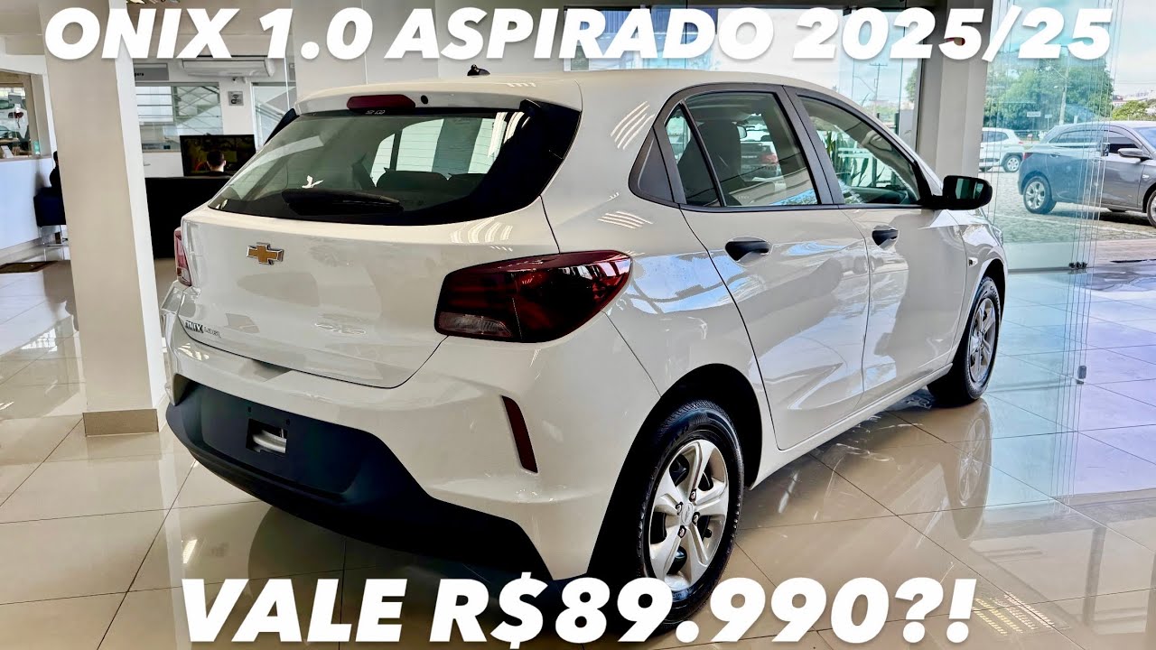 Avaliação Chevrolet Onix 1.0 Aspirado 2025/25 - ONIX DE ENTRADA VALE A PENA?!