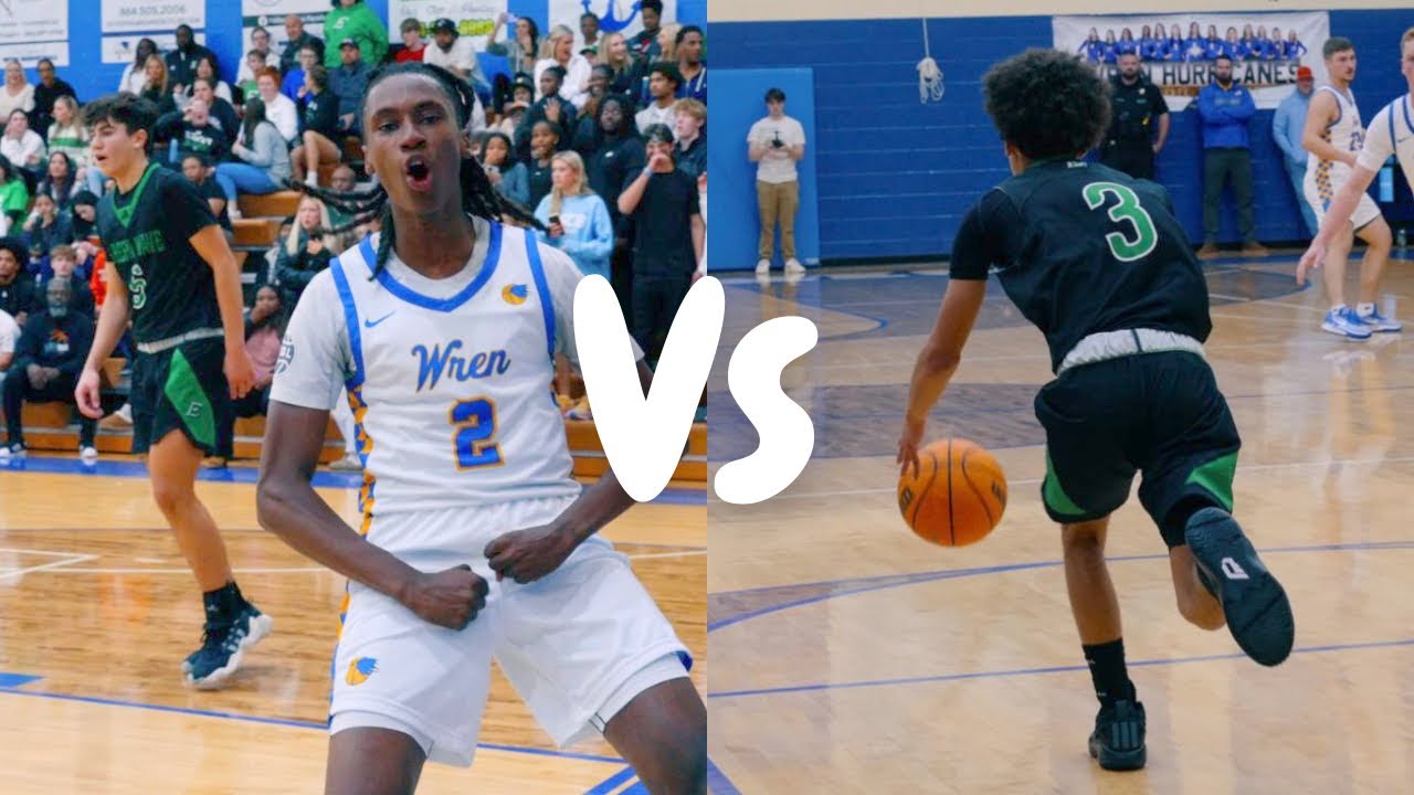 RIVALRY GAME | The defending 3a state champs take care of business | Wren vs Easley
