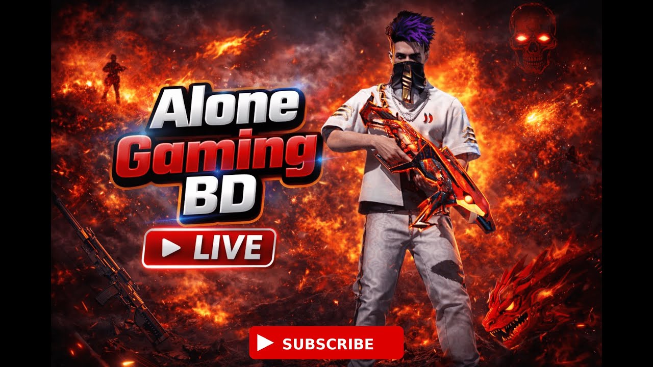 Alone Gaming BD is LIVE Now 🔴Join the Battle! #FreeFireLive #AloneGamingBD #FreeFireGameplay