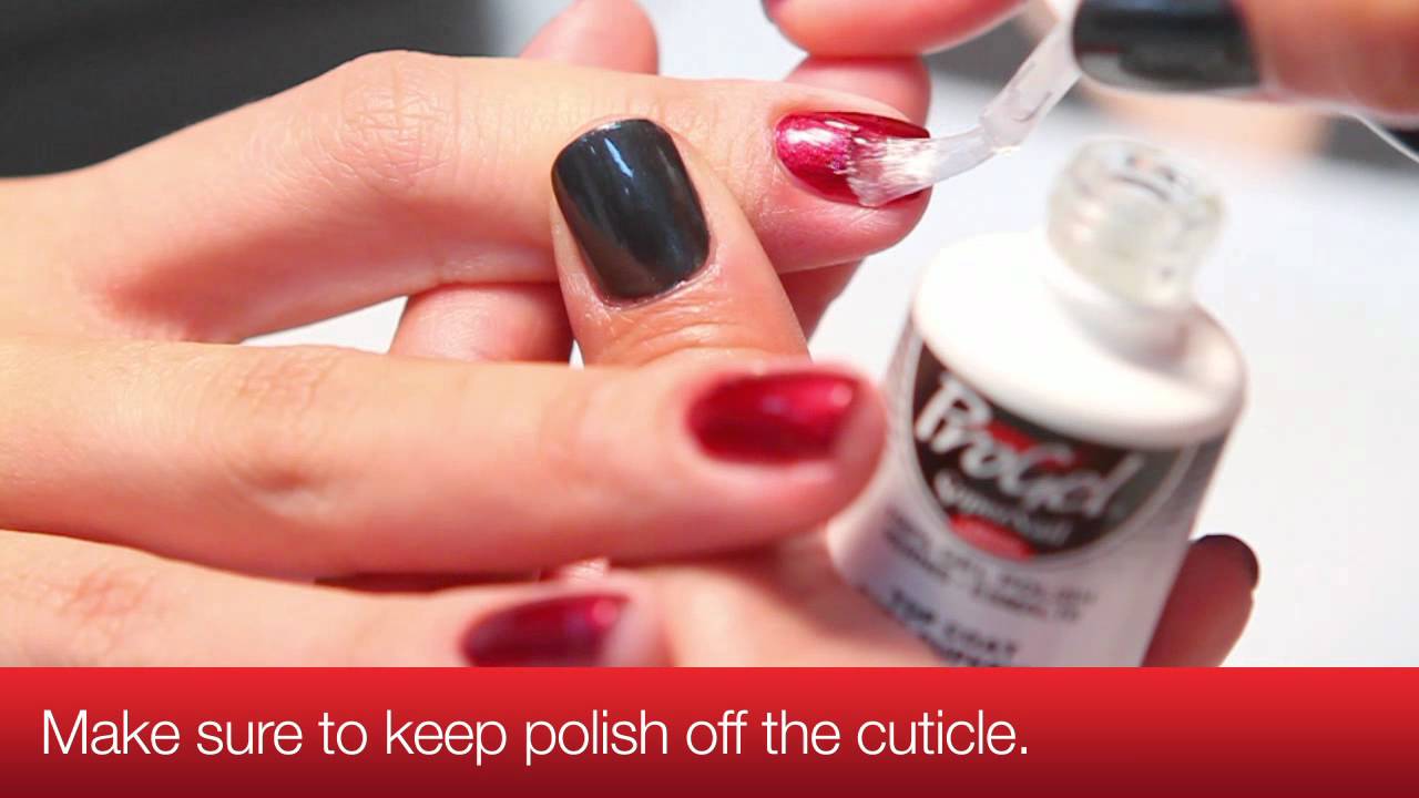 SuperNail ProGel Gel Polish Application