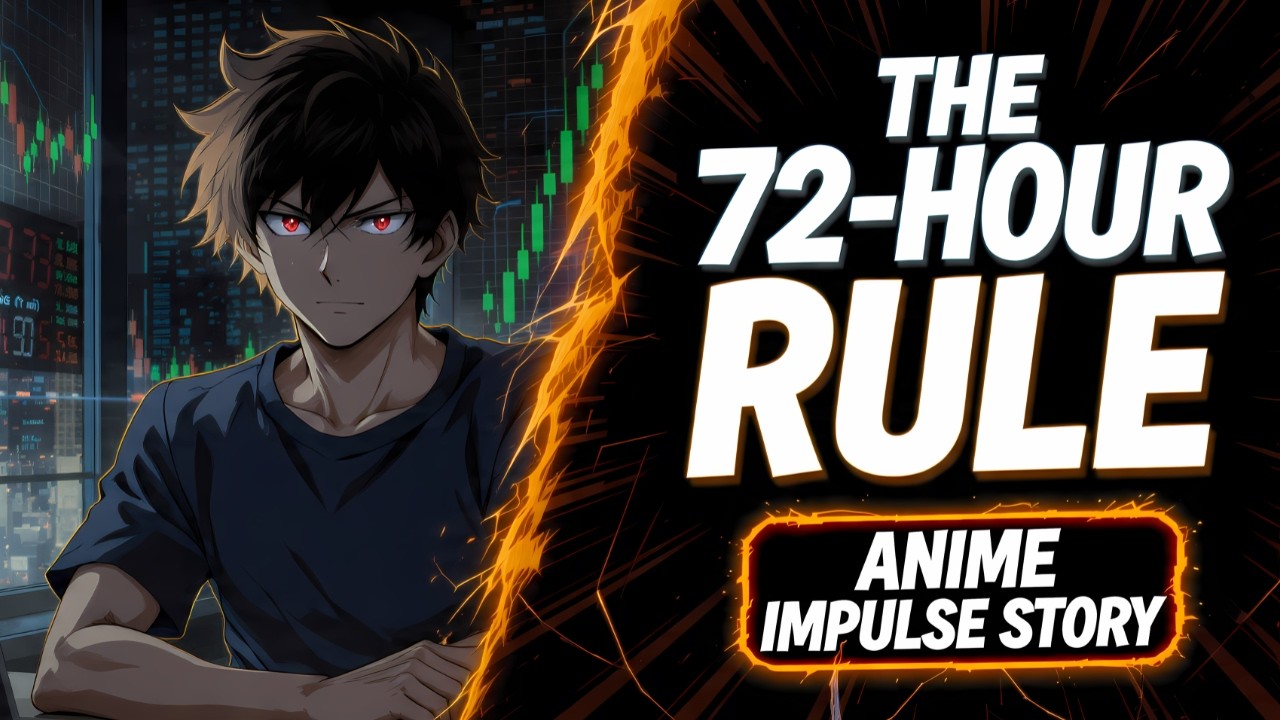 The 72-Hour Rule Rich People Use | Anime Impulse Control Story