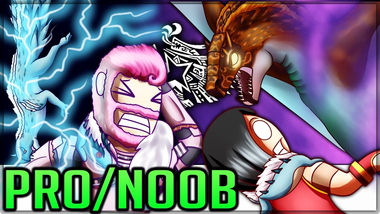 NEW SUPER GIANT MONSTER EVENT - Pro and Noob VS Monster Hunter World Iceborne! #proandnoob