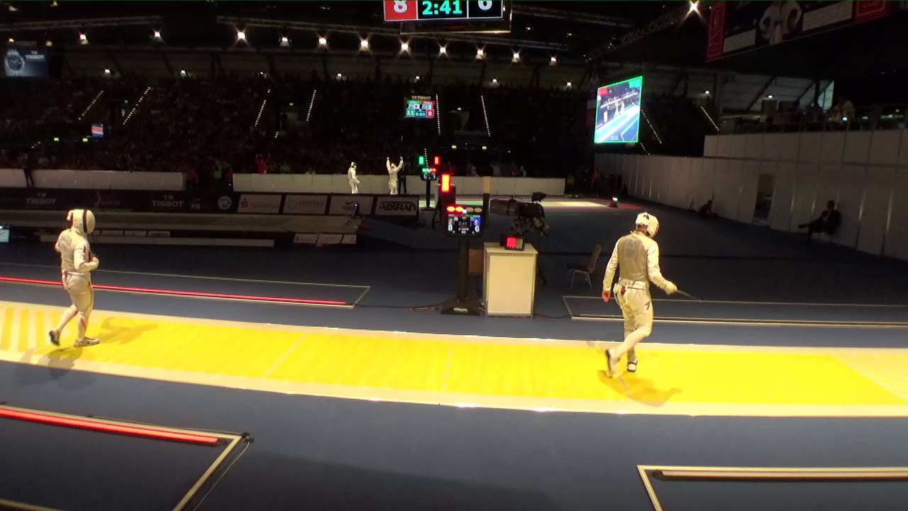 FE M F Individual Leipzig GER World Championships 2017 T08 04 yellow KRUSE GBR vs SAITO JPN