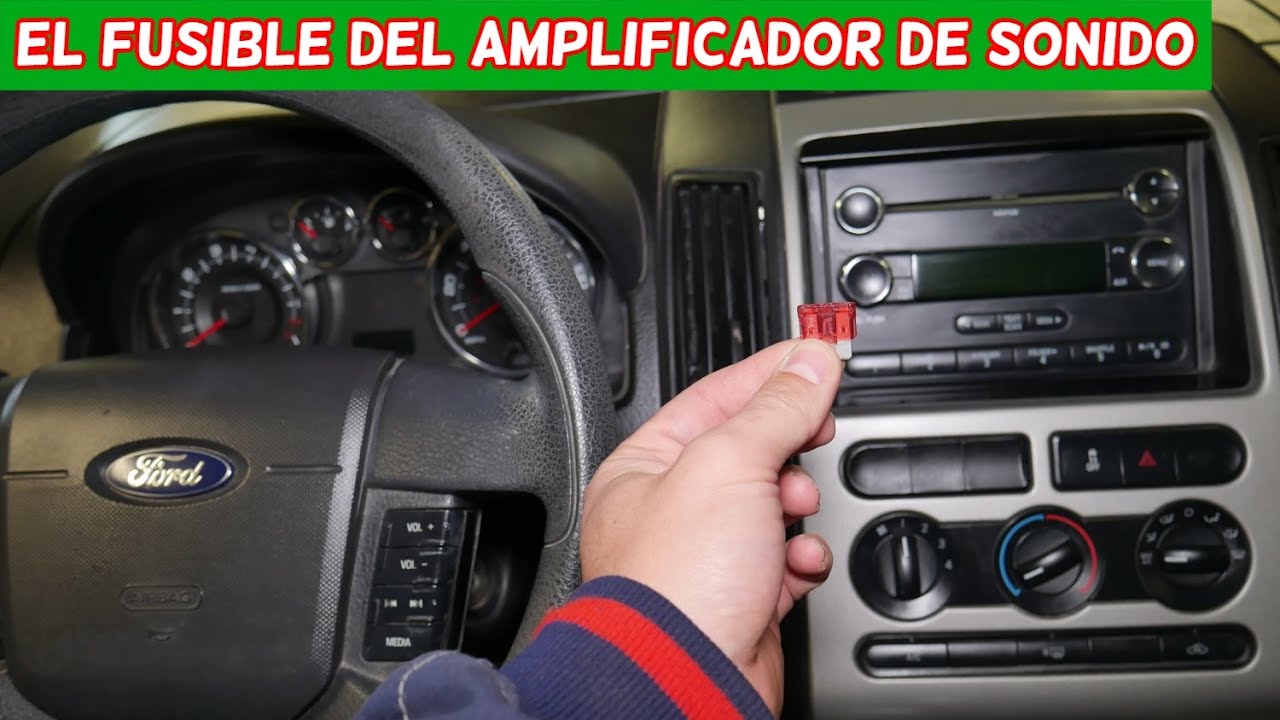 DÓNDE ESTÁ EL FUSIBLE PARA EL AMPLIFICADOR DE SONIDO, SUBWOOFER EN FORD EDGE