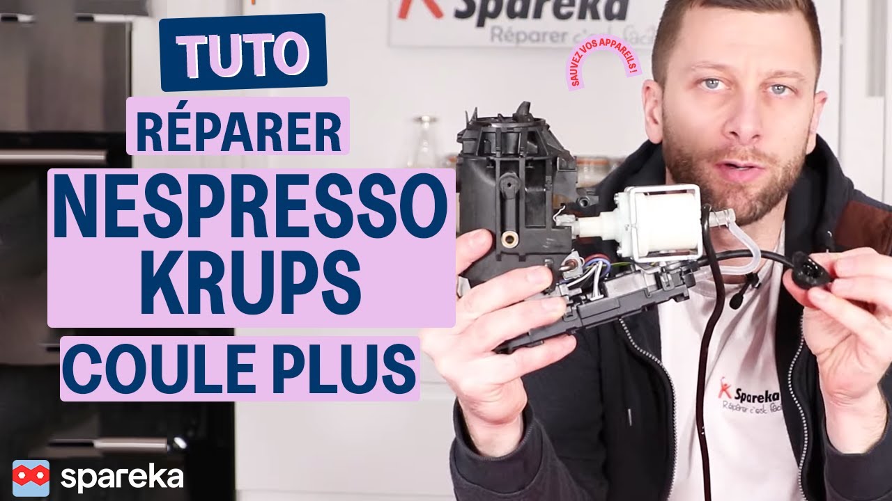 Comment r&eacute;parer une cafeti&egrave;re NESPRESSO KRUPS qui ne coule plus