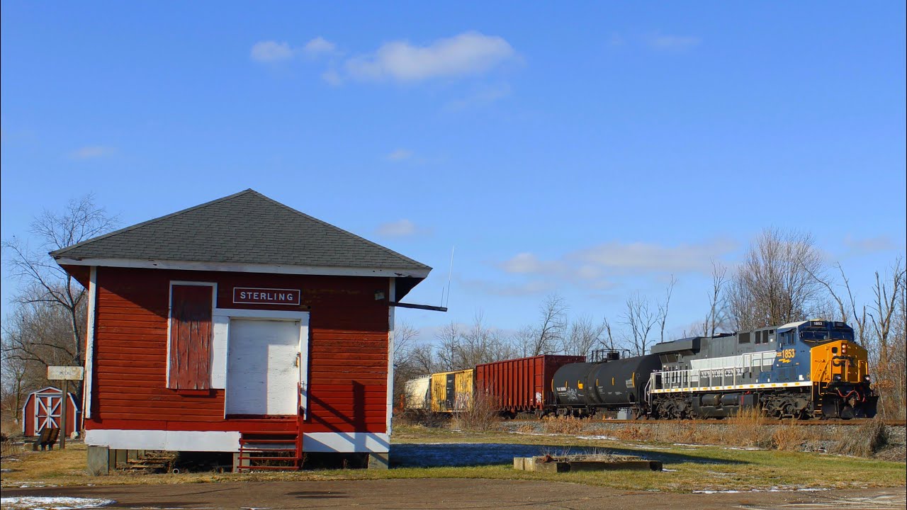 CSX NYC HU In Sterling ohio! | CSX 1853 Leads M224