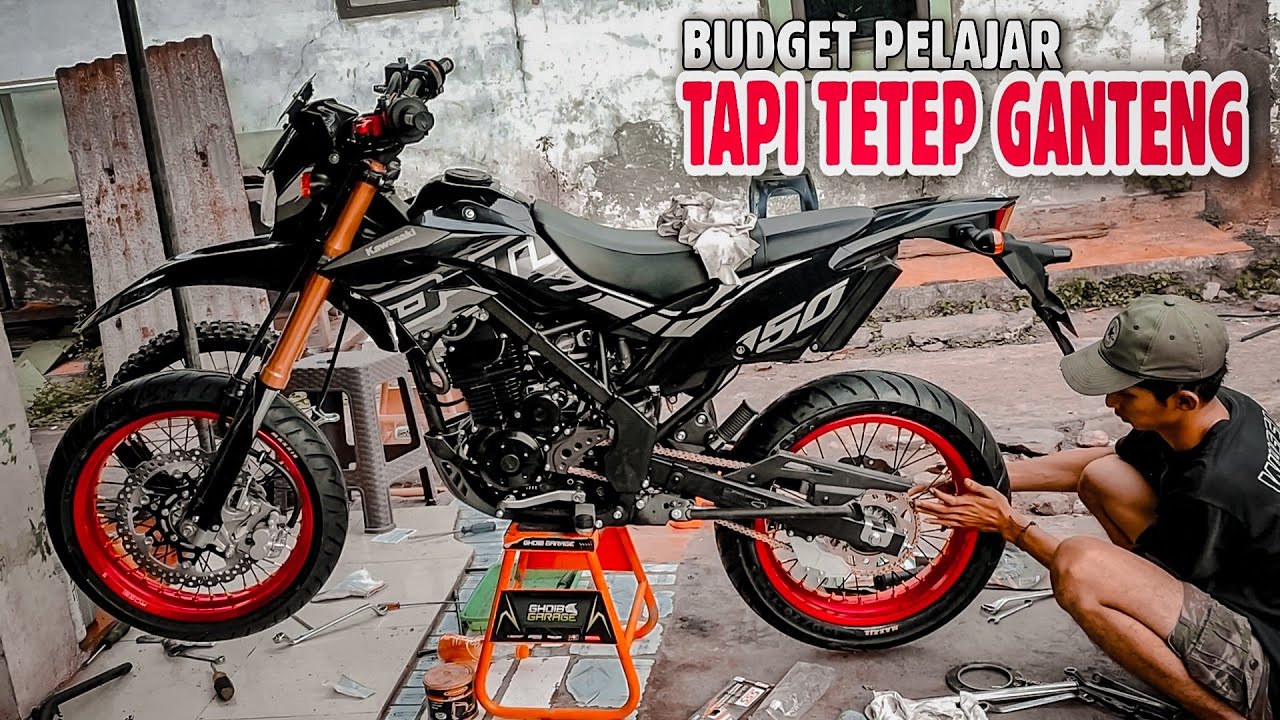 Modifikasi Kawasaki Dtracker Supermoto | Ala Ala Gua
