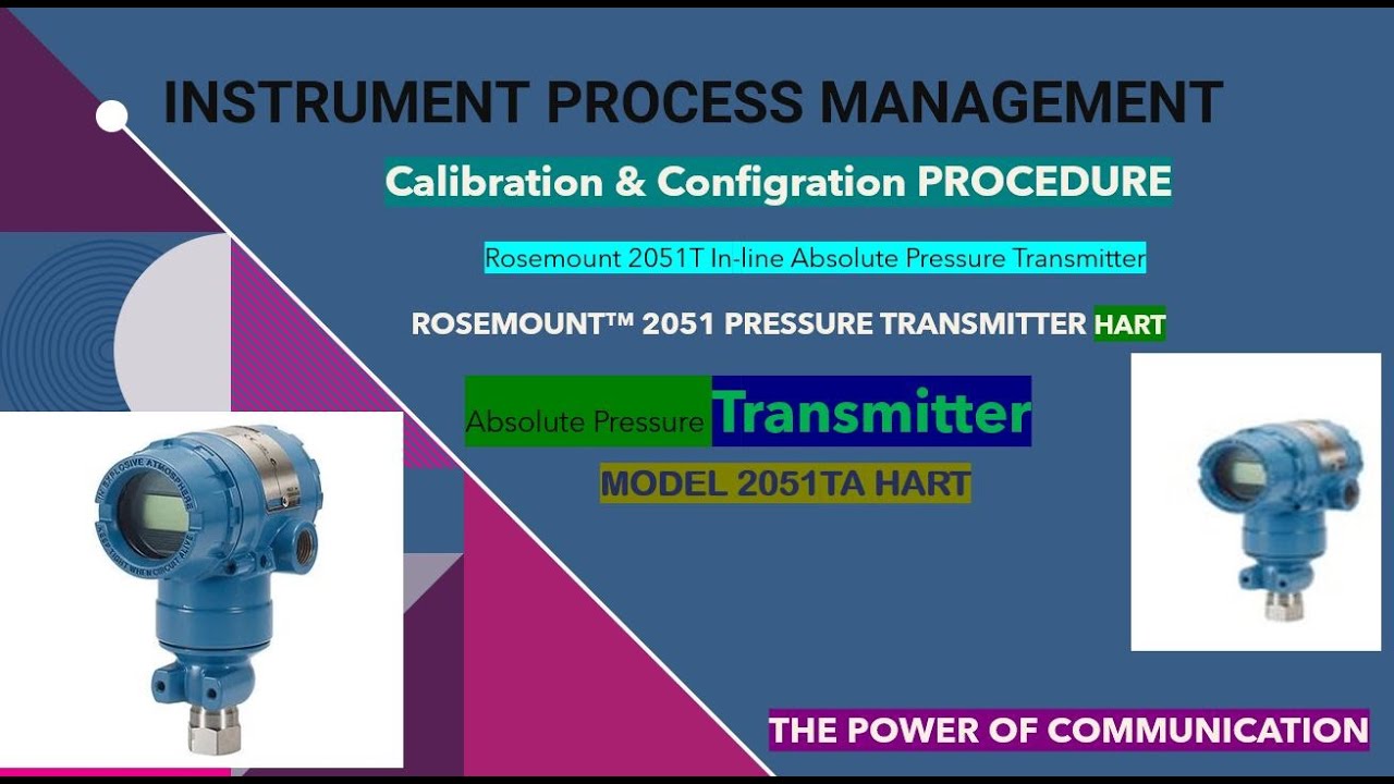 #Rosemount_2051TA_In-line_Absolute_Pressure_Transmitter_Calibration_Configuration_(HART)