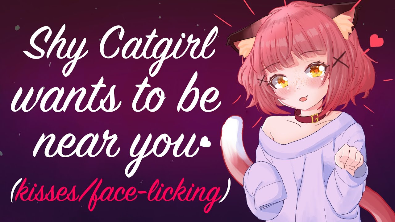 [ASMR Roleplay]💕 Your shy Neko-girlfriend gets needy to lick your face😉 Kissing | ear-cleaning