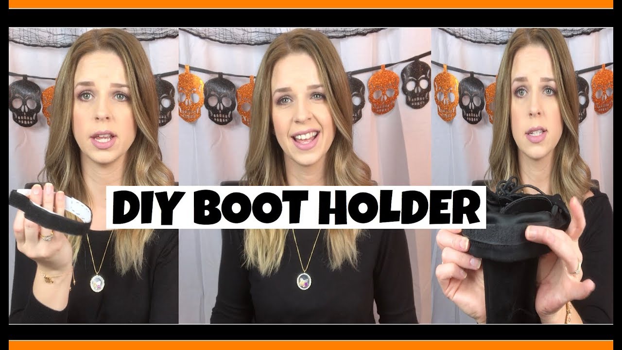HOW TO: hold up your thigh high boots DIY ALL DOLLAR STORE