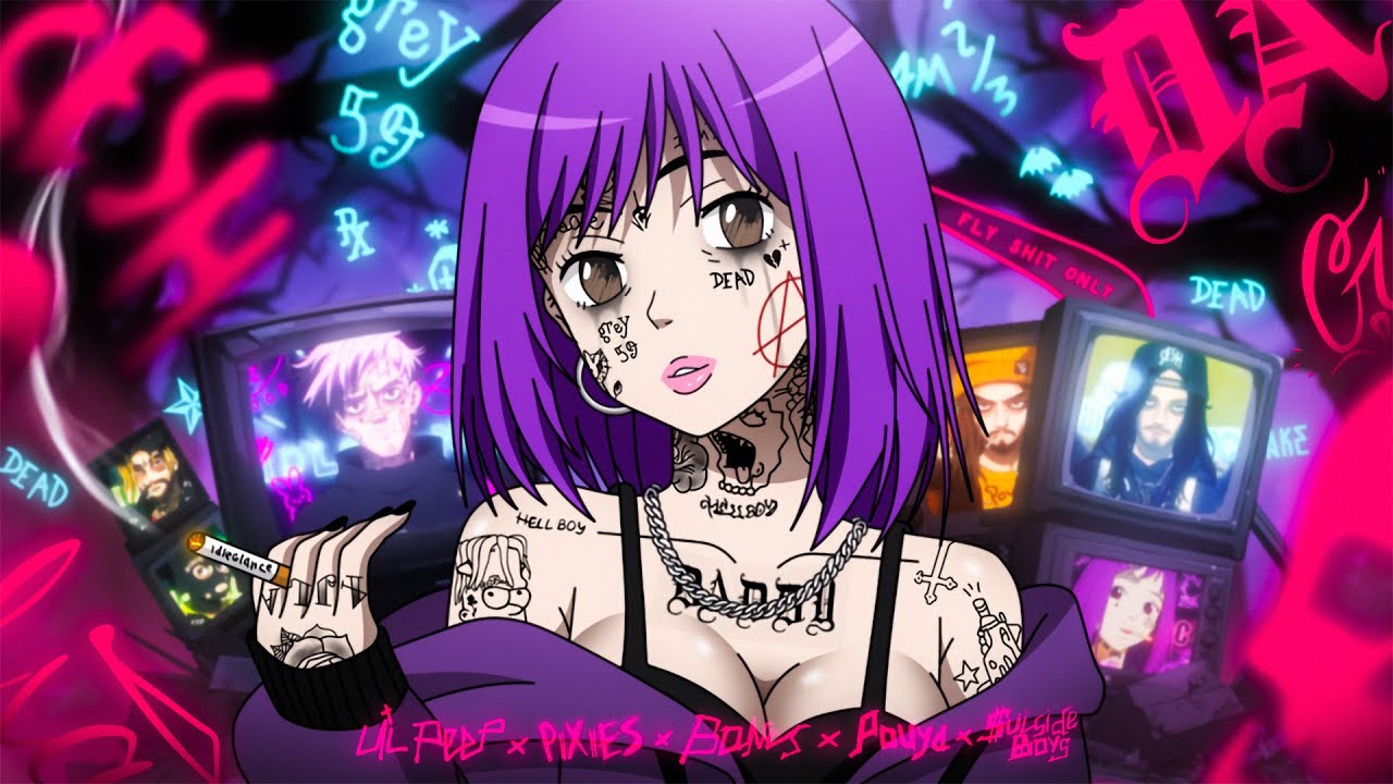 LiL PEEP x PIXIES x BONES x $UICIDEBOY$ x POUYA - WHERE IS MY MIND [SPED UP + REVERB]