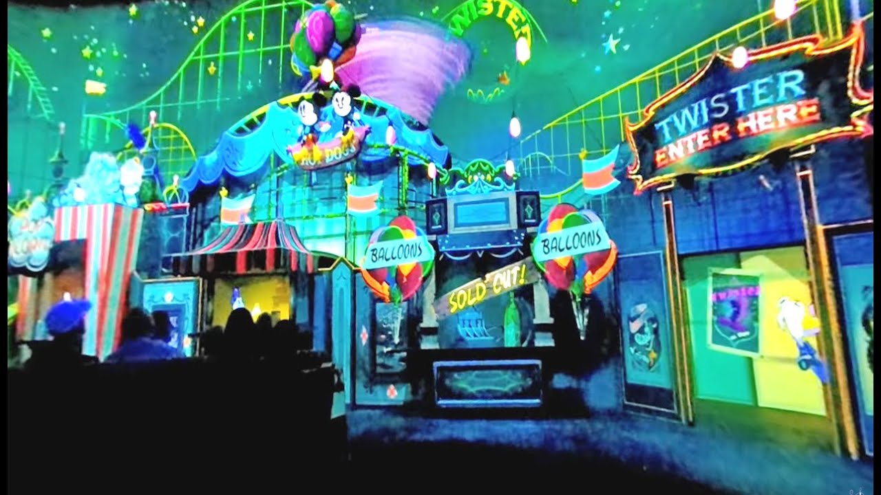 Full POV of Mickey and Minnie's Runaway Railway in 360°  filmed on RYLO360  First day of opening