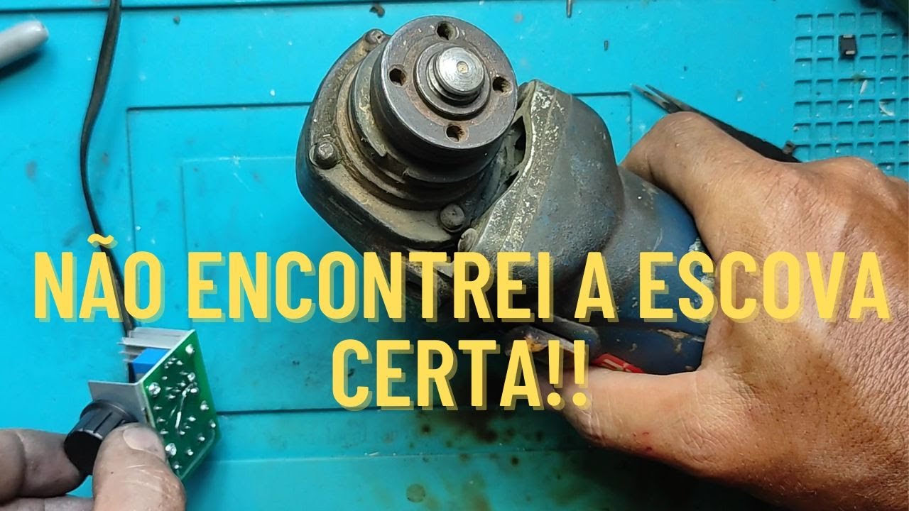 ✅Adaptação  escova de carvão universal, Parte 1