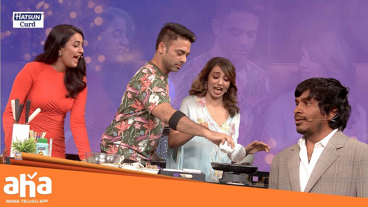 Snake 🐍 vacchindi😂|| Tejaswi Madiwada, Navdeep || Chef Mantra 3 || Niharika || ahavideoin