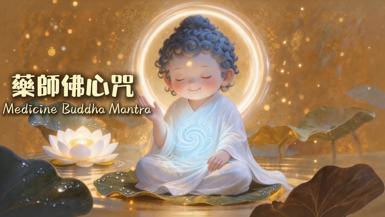 【藥師佛心咒】護佑安康 福慧圓滿 療愈身心 消災延壽 平安吉祥 靜心禪修 淨化心靈  Blessing Health Longevity  Good Fortune