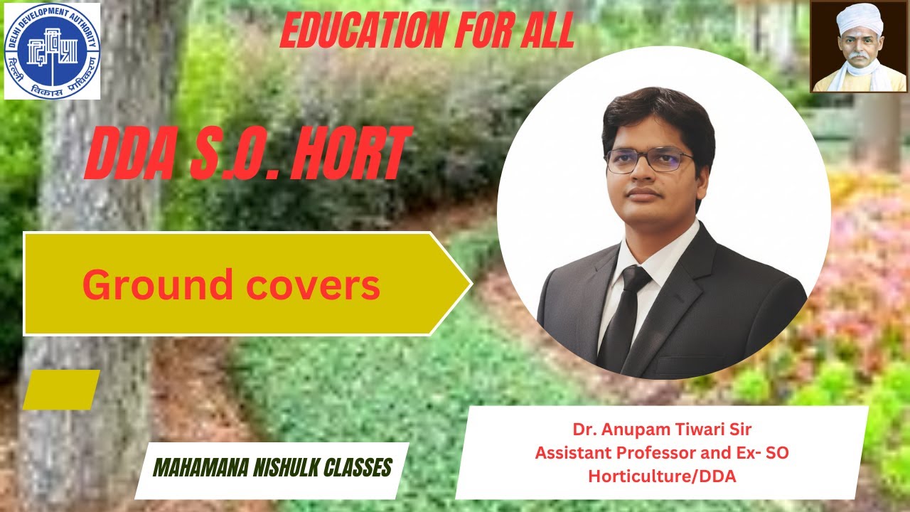 Ground covers plants|| भू-आवरण पौधे || DDASO || Dr. Anupam Tiwari