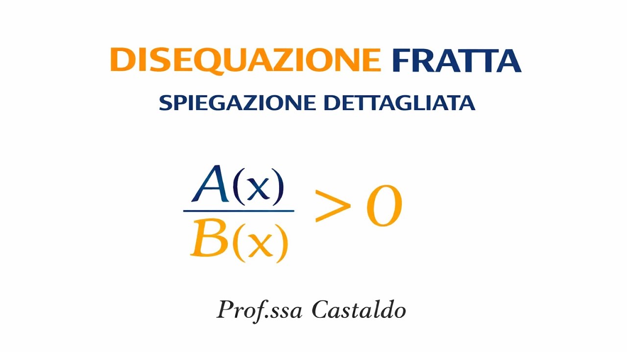 Spiegazione dettagliata sulla risoluzione di una disequazione fratta