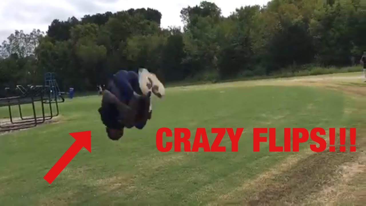 CRAZY FLIPPING AT SCHOOL (CAUGHT BY PRINCIPAL)