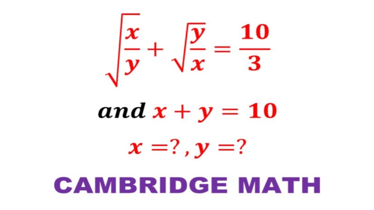 Cambridge Math | How can solve this algebra problem step-by-step |