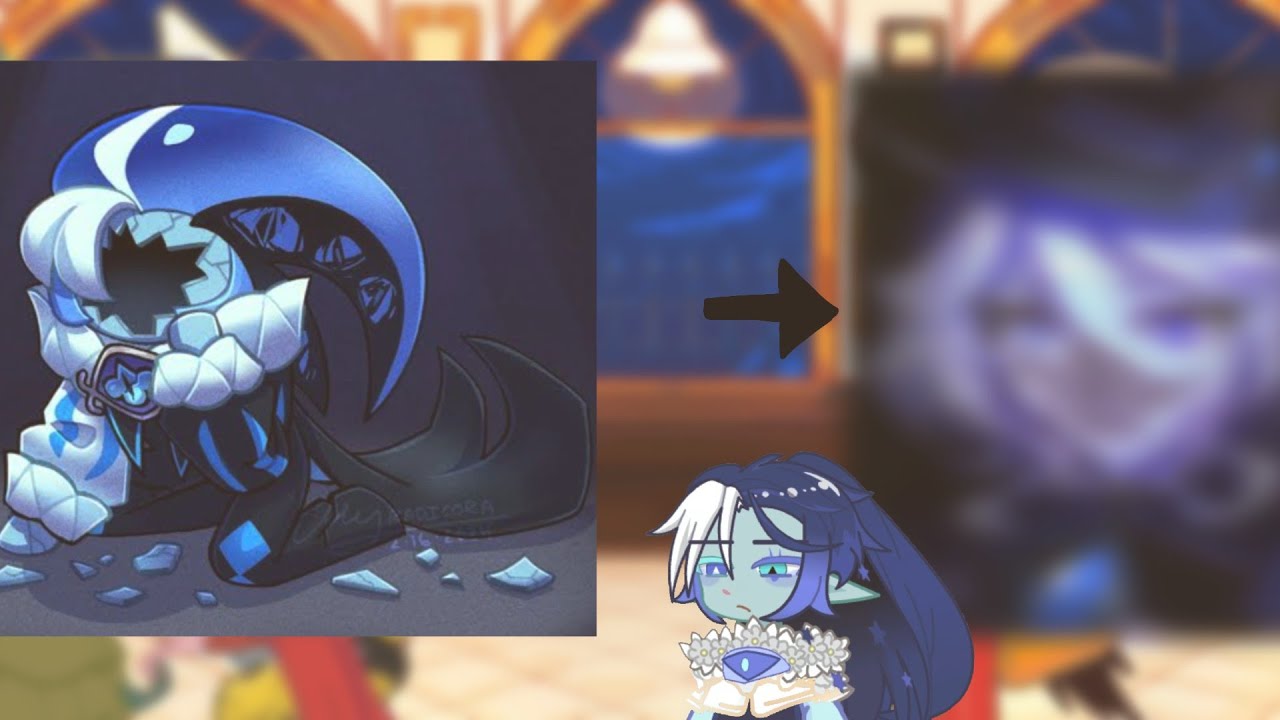 Cookie run kingdom react shadow milk as furina [] 1/2 [] Creator: 𝙰 [] Repost [] 0.5x speed (?)